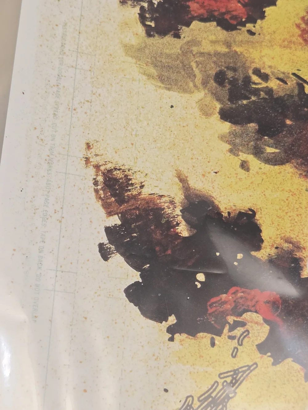 Godzilla Wall Art Print - Blue and Red Poster